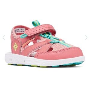Columbia Youth Techsun Wave Sandal Size 4 Pink Water Resistant Fisherman New